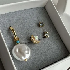 VIAMAJA Mix box OLYMPIA med 4 øreringe - Sterling Silver