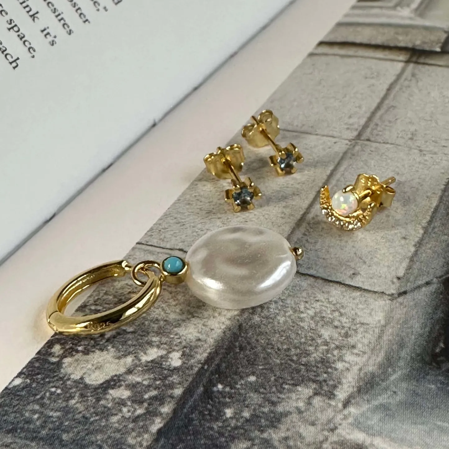 VIAMAJA Mix box OLYMPIA med 4 øreringe - Sterling Silver