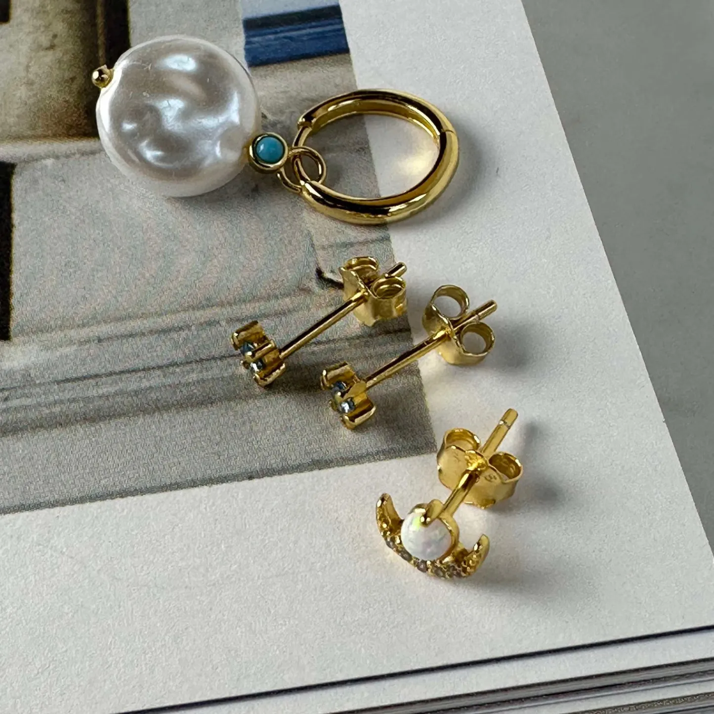 VIAMAJA Mix box OLYMPIA med 4 øreringe - Sterling Silver