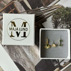 VIAMAJA Mix box TULISA med 4 øreringe - Sterling Silver Outlet