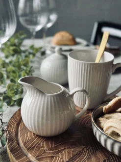 VIAMAJA Mælkekande Riflet - Porcelæn New