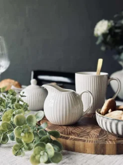 VIAMAJA Mælkekande Riflet - Porcelæn New