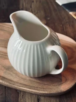 VIAMAJA Mælkekande Riflet - Porcelæn New
