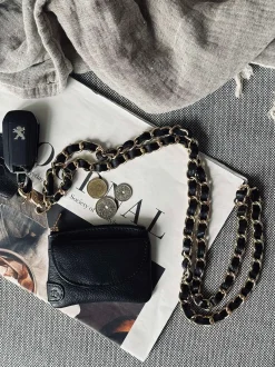 VIAMAJA Mobil / Nøglesnor – Black leather Best