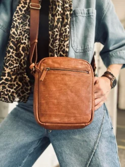 VIAMAJA Mobiltaske / Crossover – Cognac Discount