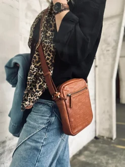 VIAMAJA Mobiltaske / Crossover – Cognac Discount