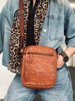 VIAMAJA Mobiltaske / Crossover – Cognac Discount