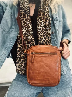 VIAMAJA Mobiltaske / Crossover – Cognac Discount