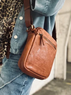 VIAMAJA Mobiltaske / Crossover – Cognac Discount