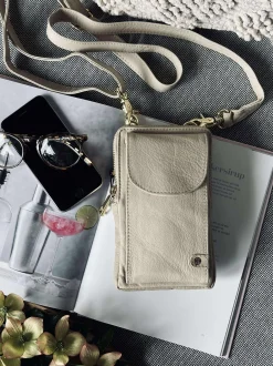 VIAMAJA Mobiltaske - Sand / gold Outlet