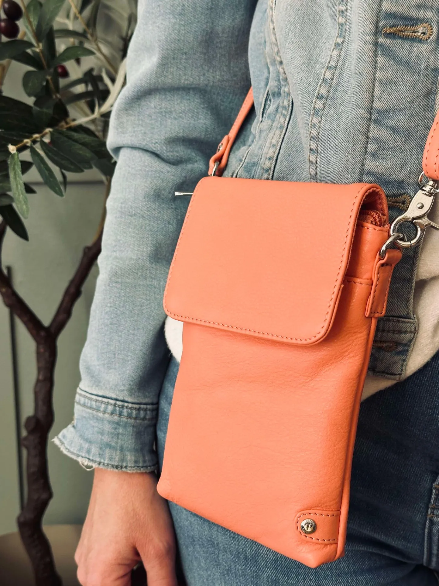 VIAMAJA Mobiltaske Aura - Soft peach Clearance
