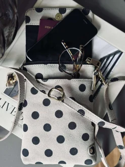 VIAMAJA Mobiltaske Blacks dots New