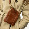 VIAMAJA Mobiltaske Gunilla walnut Clearance
