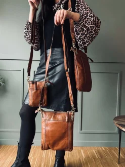 VIAMAJA Mobiltaske Gunilla walnut Clearance