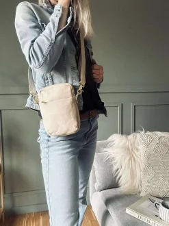 VIAMAJA Mobiltaske Liva - Sand / Gold Hot