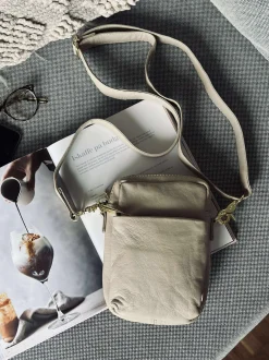 VIAMAJA Mobiltaske Liva - Sand / Gold Hot