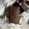 VIAMAJA Mobiltaske Misse - Coffee / gold Clearance