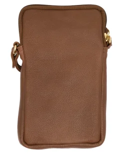 VIAMAJA Mobiltaske Misse - Coffee / gold Clearance