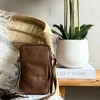 VIAMAJA Mobiltaske Misse - Coffee / silver