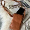VIAMAJA Mobiltaske Misse - Cognac / gold
