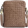 VIAMAJA Mobiltaske Sofya- Håndflettet Dark taupe Outlet