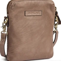VIAMAJA Mobiltaske Sofya- Håndflettet Dark taupe Outlet