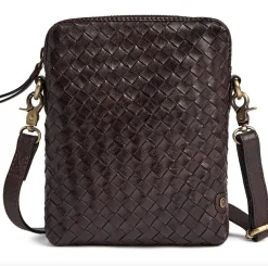 VIAMAJA Mobiltaske Sofya- Håndflettet brown