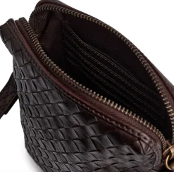 VIAMAJA Mobiltaske Sofya- Håndflettet brown