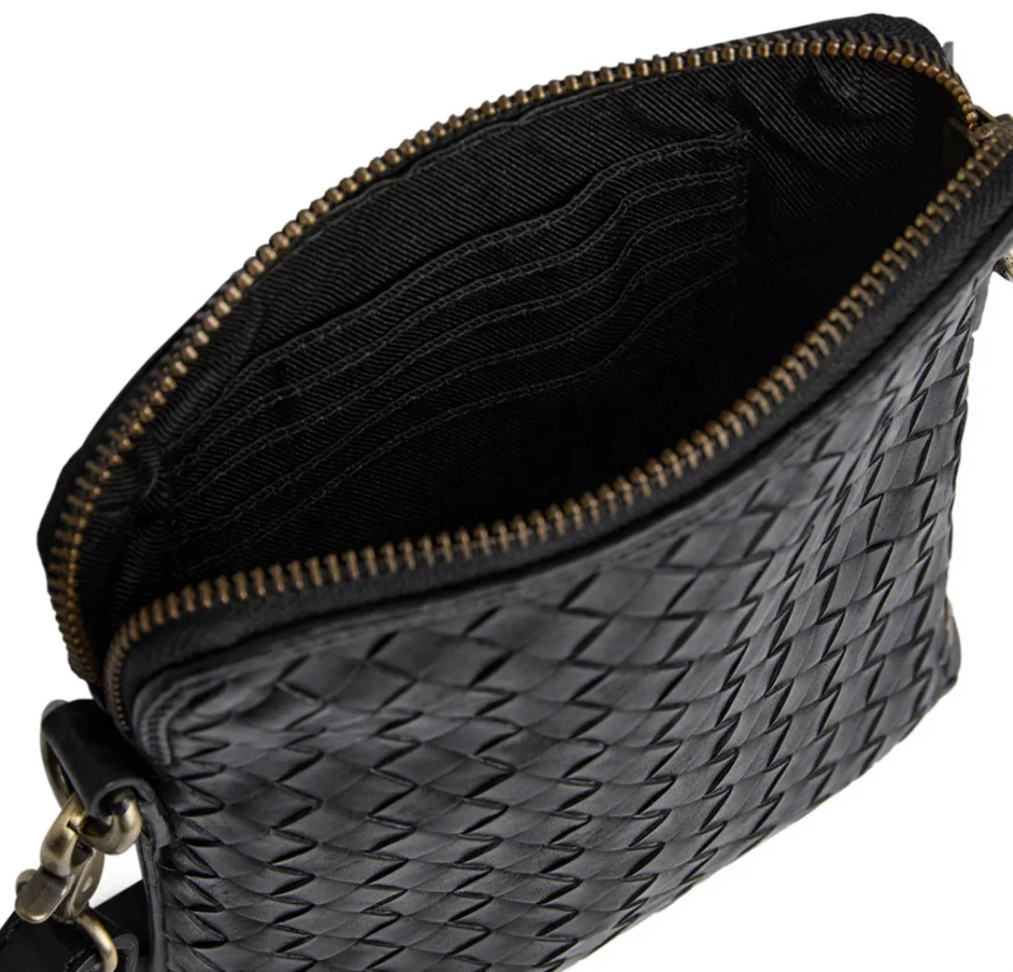 VIAMAJA Mobiltaske Sofya- Håndflettet black Clearance