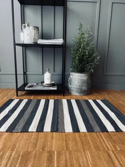 VIAMAJA Måtte Recycling strib - 50x80 Grå/beige/natur Best