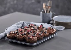 VIAMAJA Muffinform til 12 stk - Nonstick belægning Hot