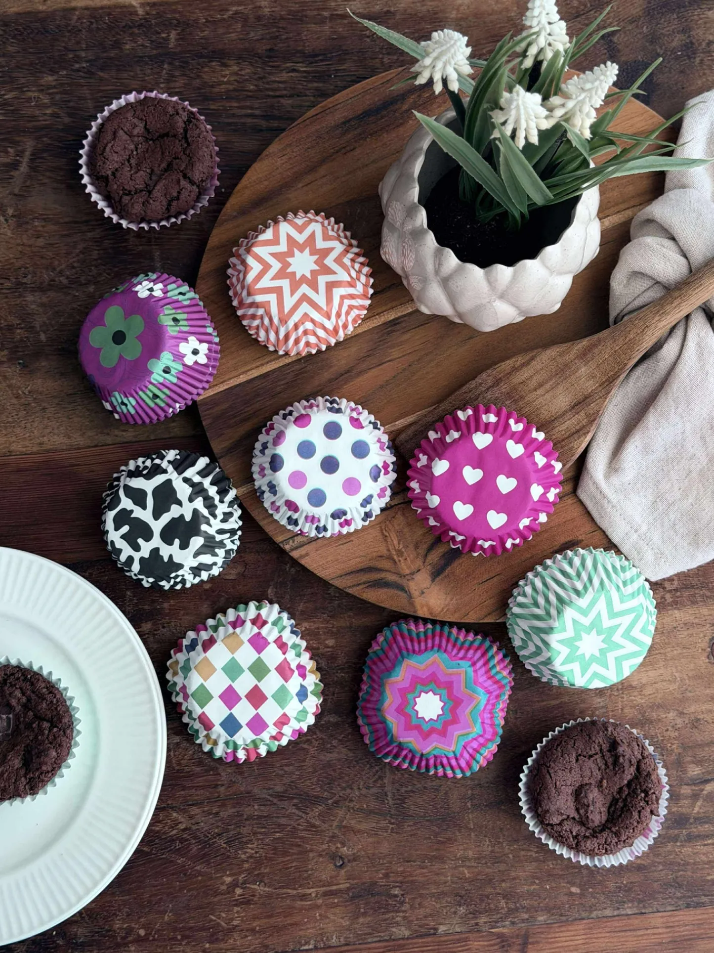VIAMAJA Muffinforme 60 stk - Color mix New