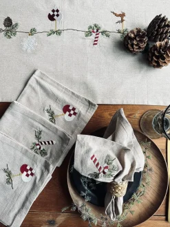 VIAMAJA Mundservietter Jul Nostalgi - 4 stk New