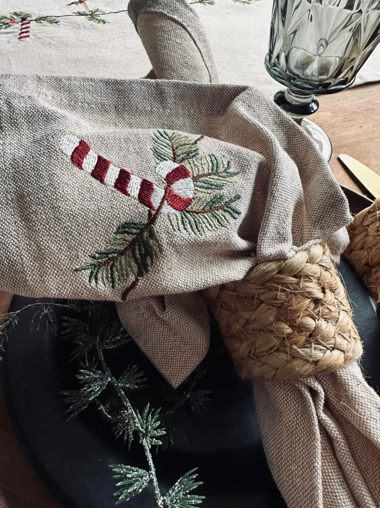 VIAMAJA Mundservietter Jul Nostalgi - 4 stk New