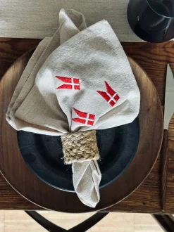 VIAMAJA Mundservietter med flag – 4 stk Online