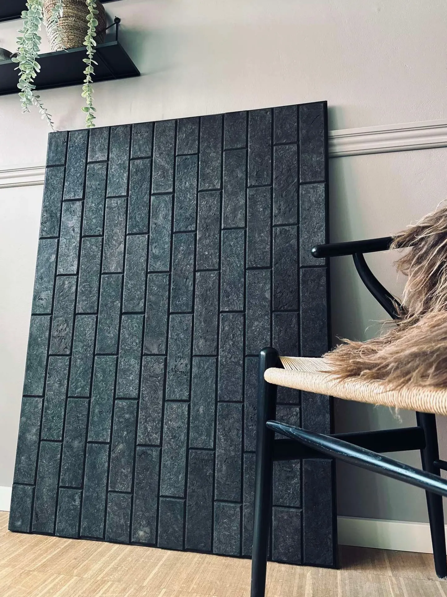 VIAMAJA Mursten i kork - Dark pakke med 62 stk Clearance