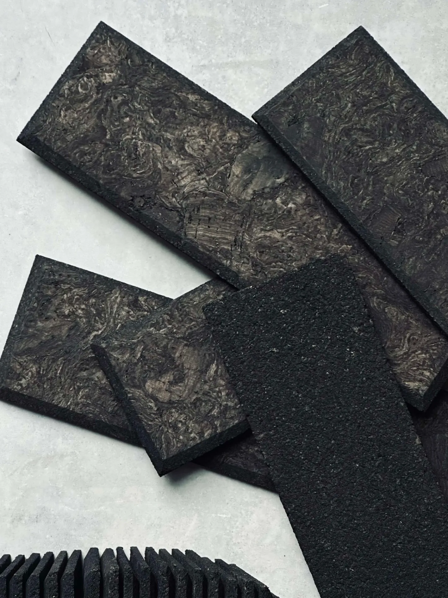 VIAMAJA Mursten i kork - Dark pakke med 62 stk Clearance