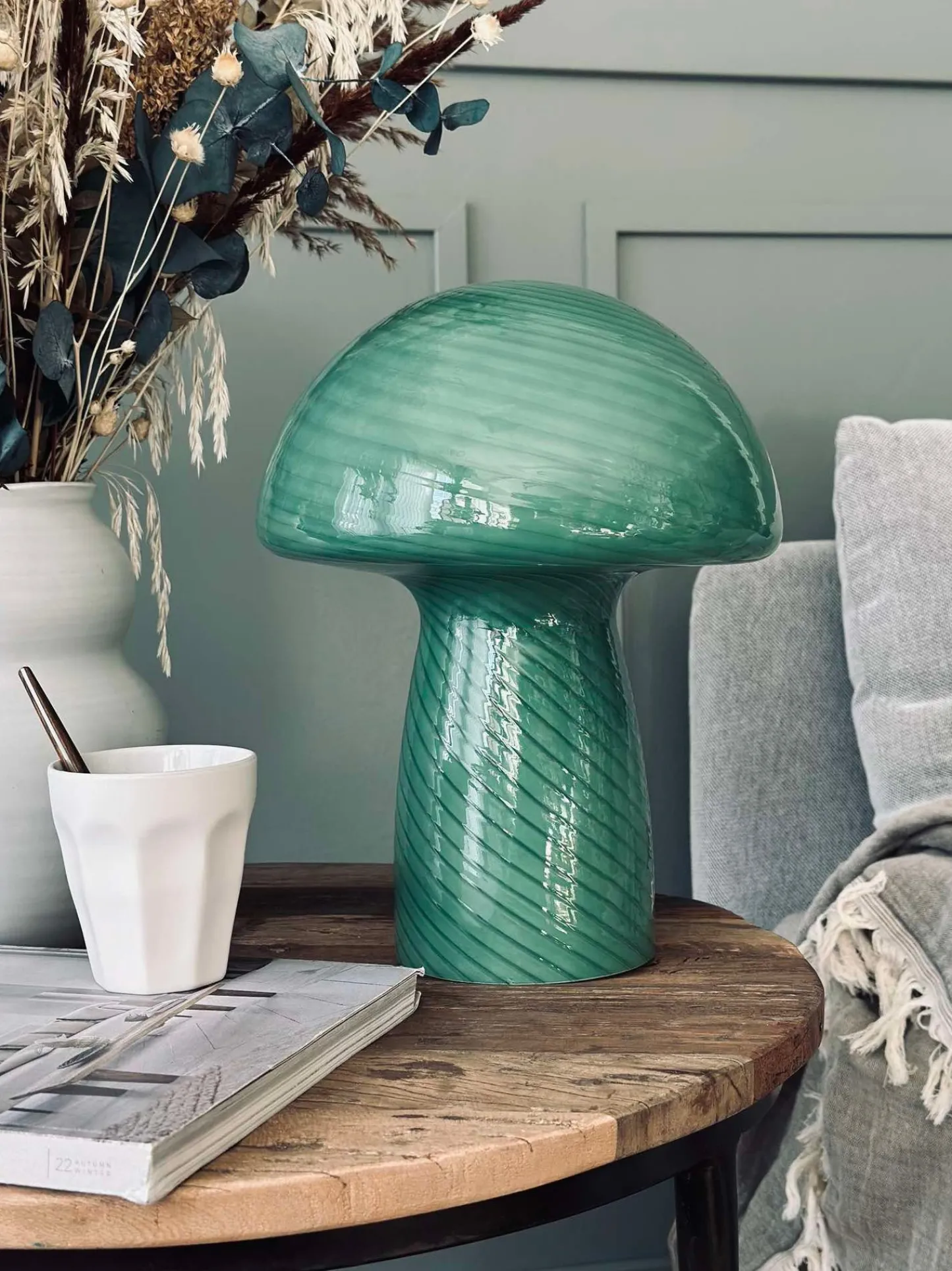 VIAMAJA Mushroom Elsa - Grøn 32cm New