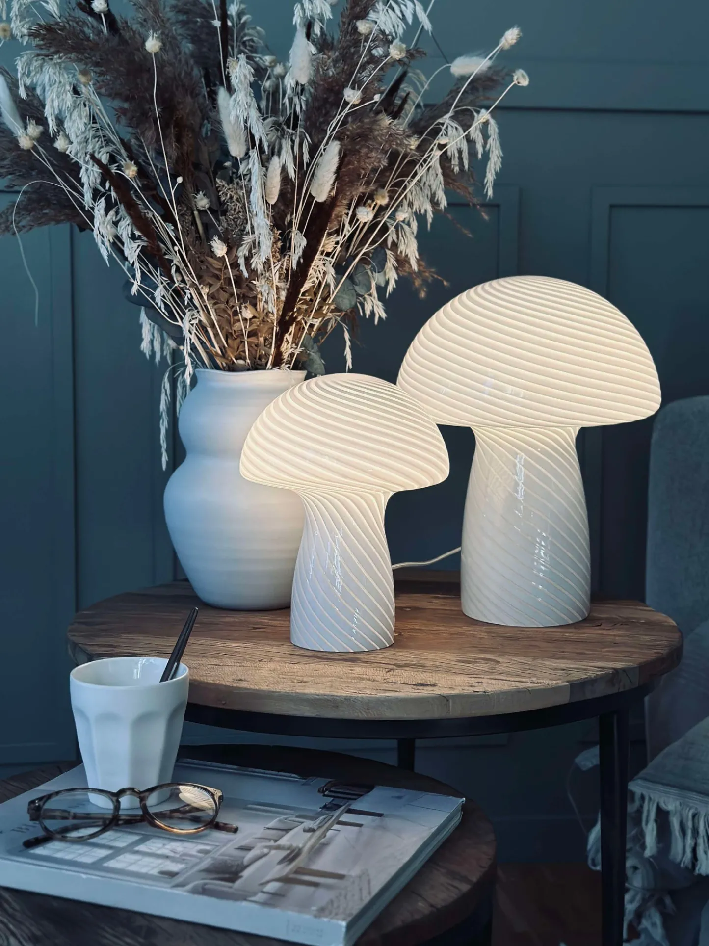 VIAMAJA Mushroom Elsa- Grå 24cm Clearance