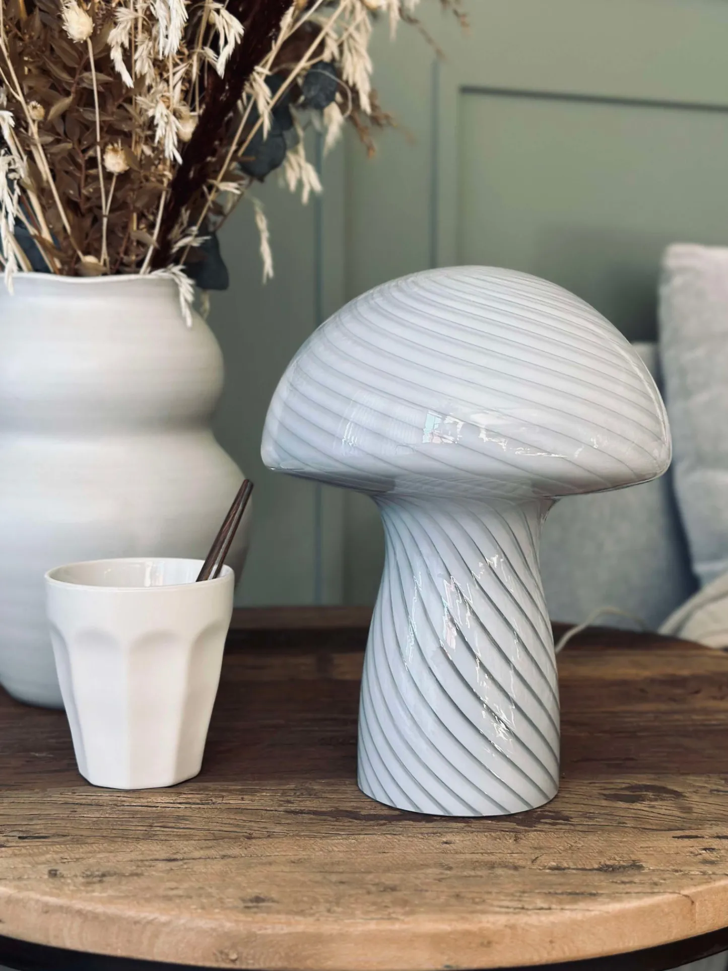 VIAMAJA Mushroom Elsa- Grå 24cm Clearance