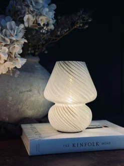 VIAMAJA Mushroom Large - Grå mundblæst glas New