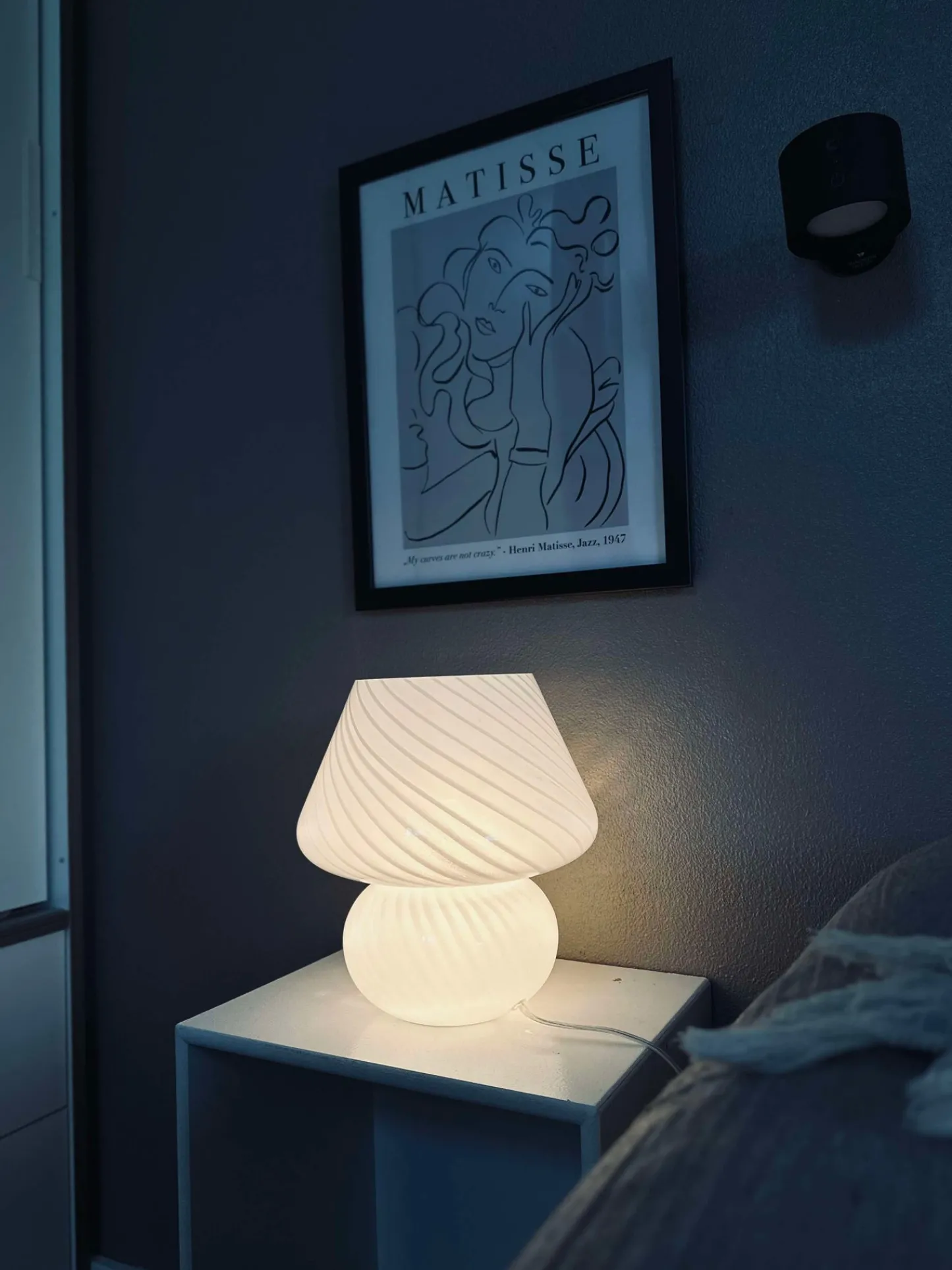 VIAMAJA Mushroom Large - Hvid mundblæst glas Discount
