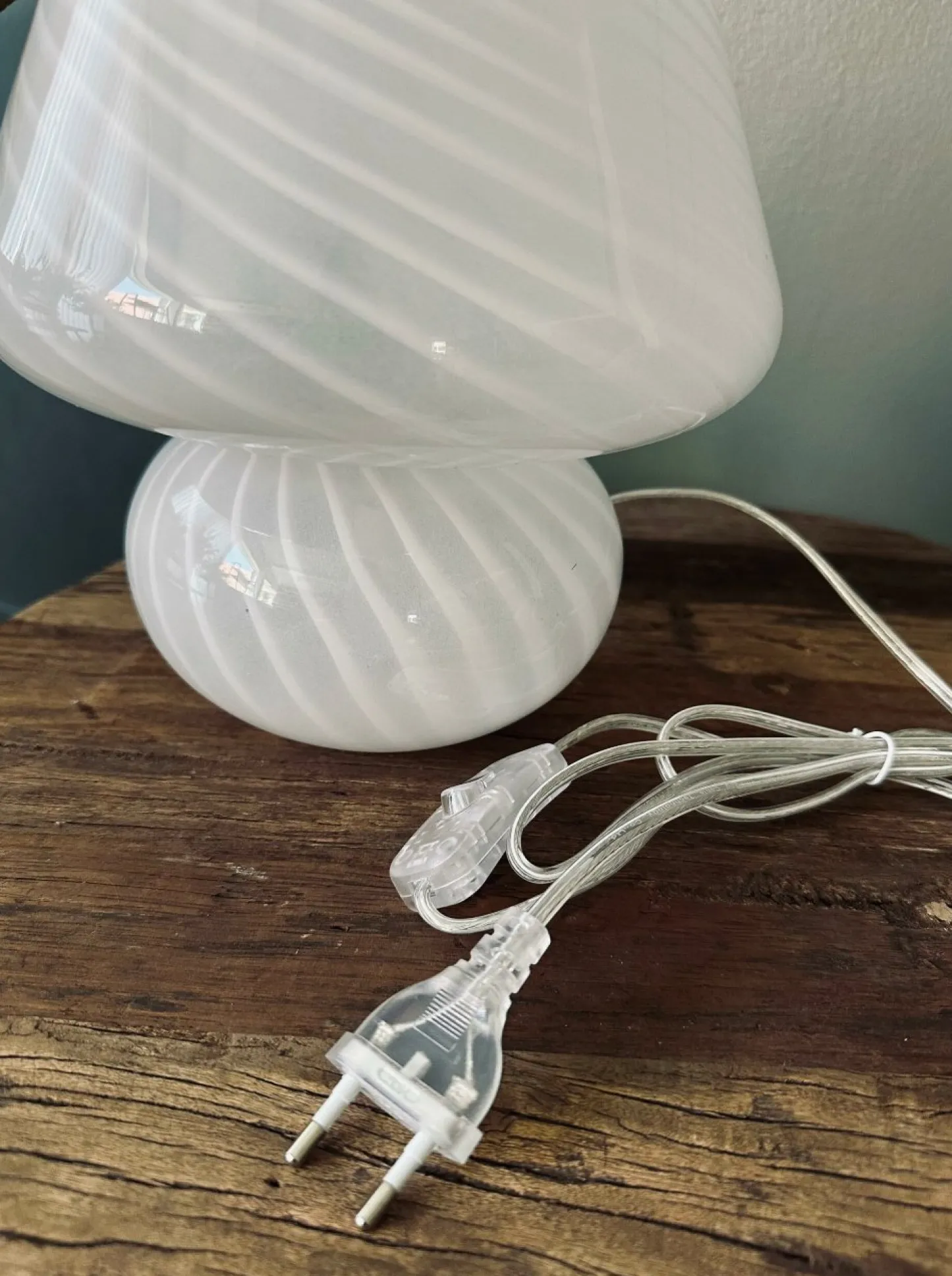 VIAMAJA Mushroom Large - Hvid mundblæst glas Discount