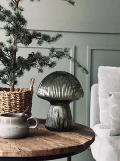 VIAMAJA Mushroom med riller 25cm - Grøn Sale