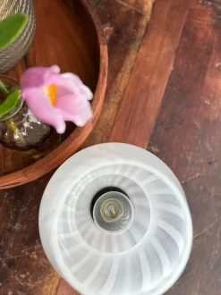 VIAMAJA Mushroom Medium – Hvid mundblæst glas Hot