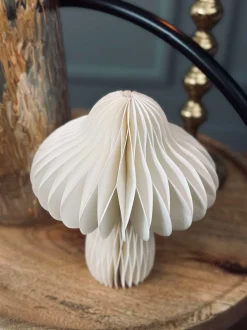 VIAMAJA Mushroom paper small - Creme