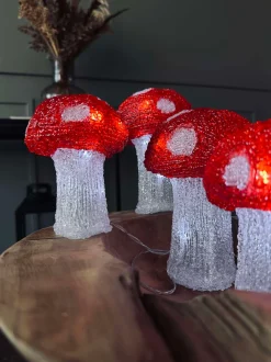 VIAMAJA Mushroom Sæt med 5 lamper - Godkendt til inde og ude Best