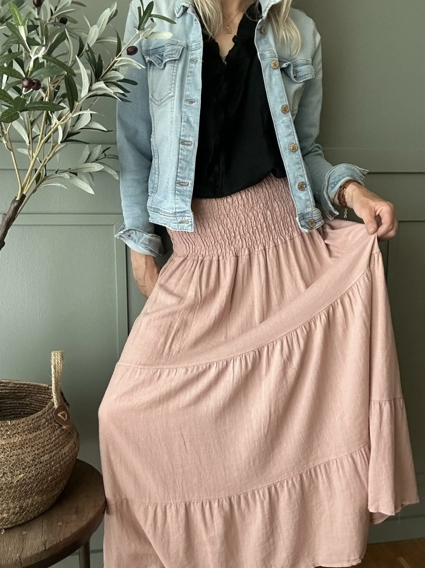 VIAMAJA Nederdel – Rosa Blush Best