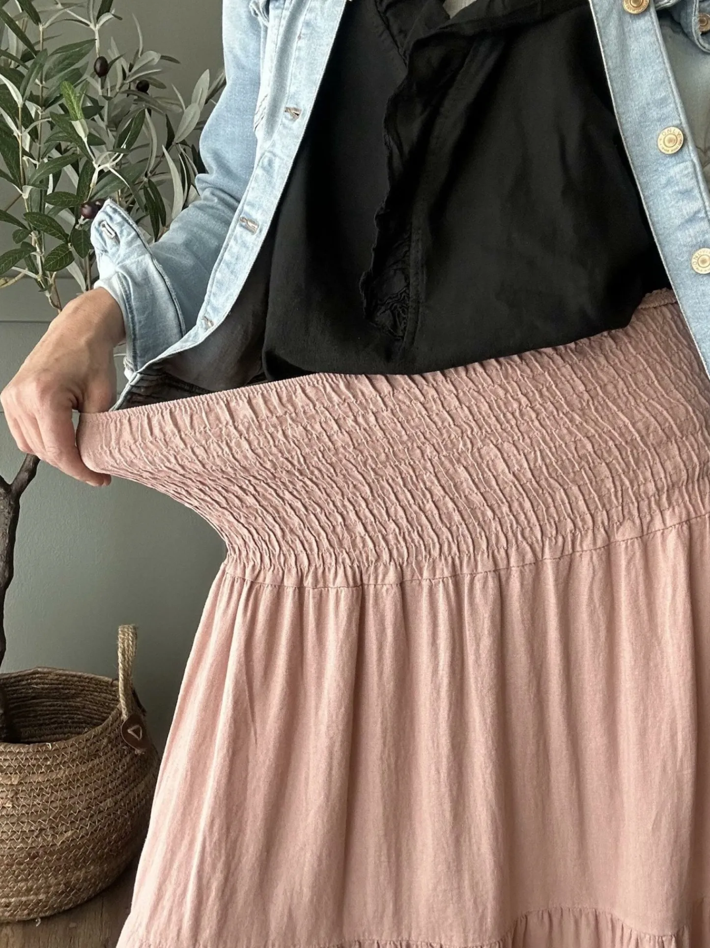 VIAMAJA Nederdel – Rosa Blush Best