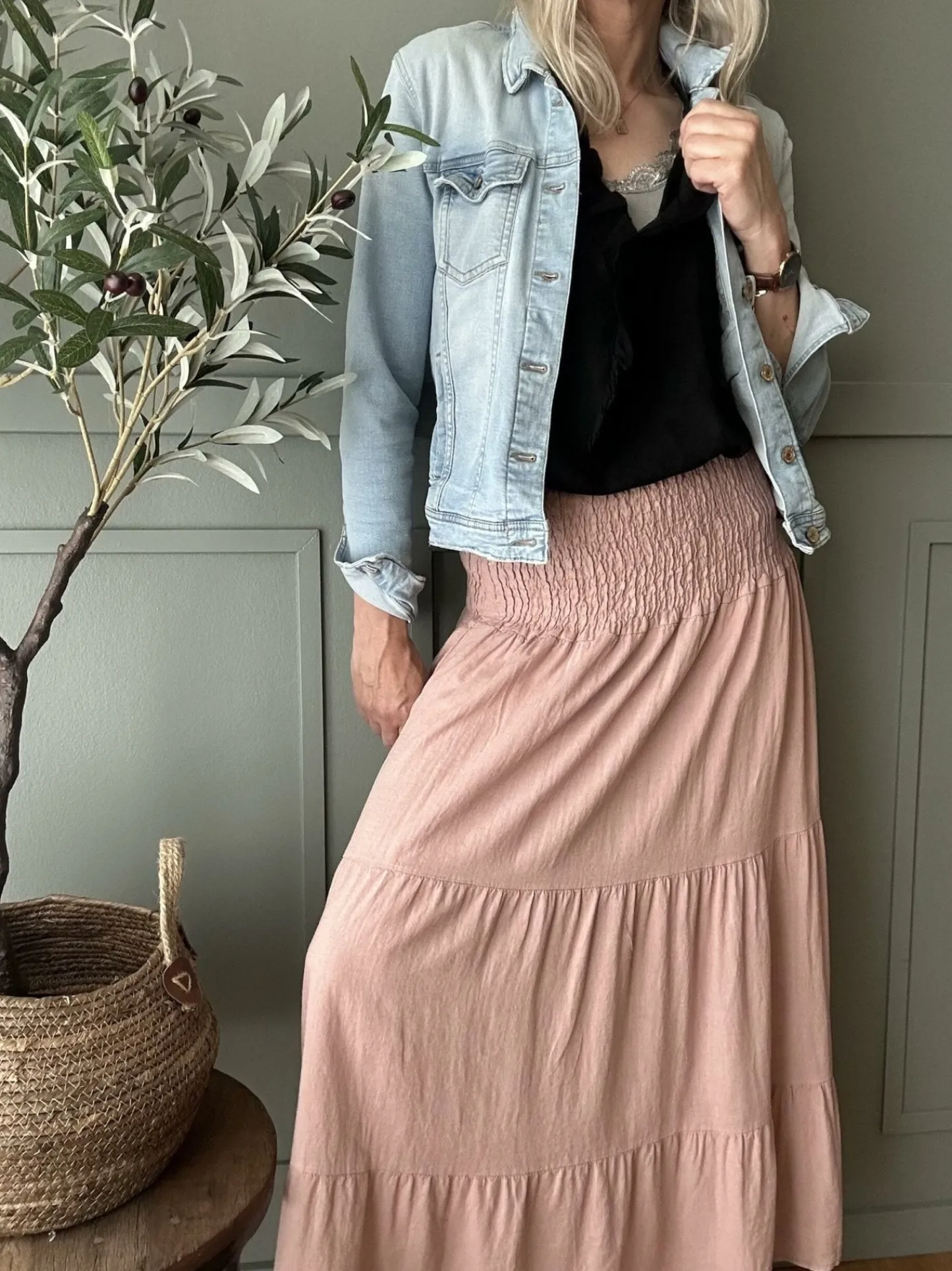 VIAMAJA Nederdel – Rosa Blush Best